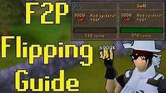 How to Make 500k a DAY in F2P! - How to Flip in OSRS F2P - OSRS F2P Flipping Guide