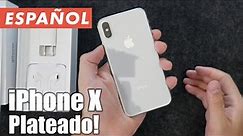 iPhone X Plateado Unboxing!
