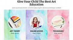 Art School Website Template