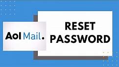 How to Reset AOL Mail password? Recover AOL Mail Password | AOL Mail 2020 | Change AOL Mail Password