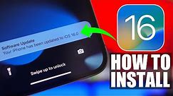 How to Install iOS 16 on iPhone ( iOS 16 Update Tutorial )