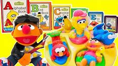 Best SESAME STREET Toys Compilation Bathtub Float Island Nesting Books and Elmo Potty BOOK!