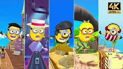 Minion Rush Race- Niko Vs Barker Vs Couturier Stuart Vs Cro-minion Vs Frigid Carl Minion | EP 10 4K