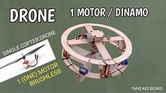How to make Drone Using 1 Motor Brushless 2212 - Single Copter - 1M 4S KK2 BOARD - DIY RC DRONE