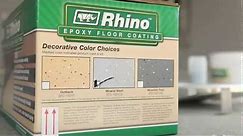 Rhino Linings Epoxy Garage Floor Coating