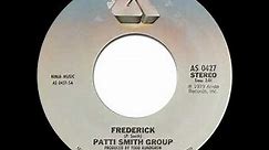 Patti Smith Group - Frederick