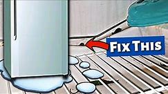 Refrigerator Leaking Water, This Is How To Fix It!!