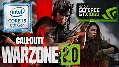 Intel Core i5-8600K | GeForce GTX 1060 6GB Call of Duty: Warzone 2.0