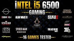 Intel Core i5 6500 In Gaming || 16 Games Tested || i5 6th Gen Processor