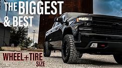 The BIGGEST WHEELS & TIRES You Can Fit on a Trail Boss - 2020 Silverado Z71 - 33x12.5 on 18x10's