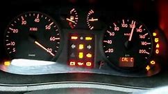 Renault Kangoo Test licznika i kontrolek | clock tachometer controls test