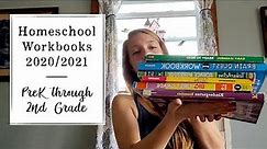 Homeschool Workbooks- Prek-2nd grade 2020/2021