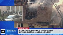 At least 4 firefighters suffer heat exhaustion at Passaic house fire