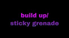 build up/sticky grenade (sound effect)