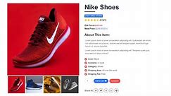 Product Page Design Using HTML CSS & JavaScript