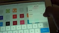 iPad Mini iOS 7: How to Create New Bookmark Folder on Safari Browser
