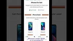 Best iPhone DEALS right now! on SWAPPA under $199