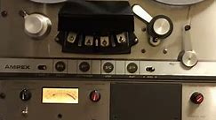 AMPEX AG-350 2 Track Reel to Reel Mastering Tape Recorder