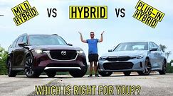 Hybrid vs. Plug-in Hybrid vs. Mild Hybrid: WHAT'S THE DIFFERENCE & Which is Right for You??