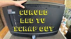What's Inside a Curved LED TV? Let's Scrap It Out & See!