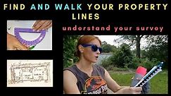 How to Find and Walk your Property Lines: (understand survey numbers too)