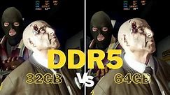 DDR5: What's The Difference Between 64GB and 32GB? Testing on GTA V | VOLTA PC