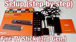 Fire TV Stick (3rd Gen.): How to Setup (step by step) (2021 Release)