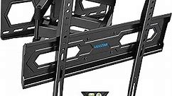Full Motion TV Wall Mount Bracket for Most 32-70 inch TVs, Swivel Extension Tilting Leveling TV Mount, Max VESA 400x400mm, Holds up to 110 lbs & 16" Wood Studs with Hole Drilling Template by USX STAR