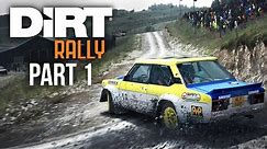 Dirt Rally Career Mode Gameplay Walkthrough Part 1 - FIRST RALLY (Console Version)