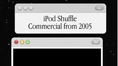 iPod Shuffle 2005 Commercial. #nostalgia #nostalgic #ipod #ipodtouch #ipodshuffle #2005 #2010s #2010 #oldcommercial #viral #fyp #foryou #commercial #commercials #apple #ios #smartphone #phone #mobilephone #2012