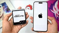 Samsung Z Flip 5 vs Apple iPhone 14 Pro Max - SPEED TEST!