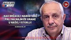 INTERVJU: Slobodan Reljić - Kao država i narod smo pali na najniže grane u istoriji! (22.4.2024)