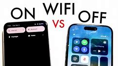 WIFI On Vs WIFI Off On iPhone/Android! (Should You Keep It On?)