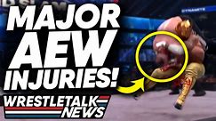 Multiple MAJOR AEW INJURIES! WWE ENDS Contract! AEW Dynamite Grand Slam 2023 Review | WrestleTalk