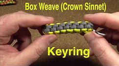The Box Weave (Crown Sinnet) Keychain