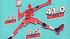 Michael Jordan's 1993 NBA Finals Numbers Vs. The Suns