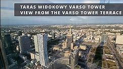 Warszawa / Warsaw Varso Tower - taras widokowy, jazda windą i widok na Warszawę / Observation deck