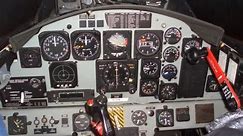 F104 Fighter Jet Cockpit - Analog Instruments, Controls and Buttons - Flight Simulator - HAF Museum
