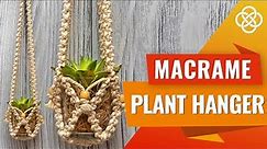 Macrame plant hanger with beads | Macrame diy | Macrame plant hanger tutorial