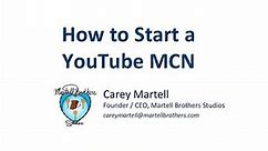 How to Start a YouTube Network : A Guide