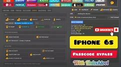 iPhone 6s passcode bypass done by UNLOCKTOOL | iPhone 6s to x icloud bypass Error Fix | 2023