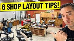 6 Tips For a Better Shop Layout #shoptour