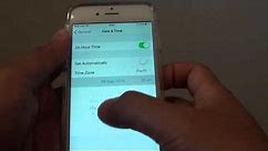 iPhone 6: How to Set Date and Time Manually