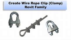 Create Wire Rope Clip (Clamp) Parametric Revit Family