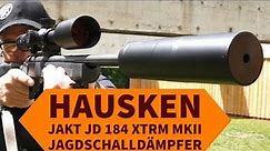HAUSKEN Jakt JD184 XTRM MKII Schalldämpfer: Schusstest auf einer Bergara BA 13 Take Down