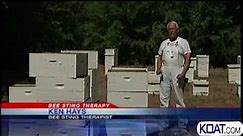 Bosque Farms Man Uses Bee Sting Therapy