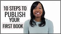 How to Self Publish a Book in 10 Easy Steps
