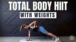 30 MINUTE HIIT Workout // With Weights