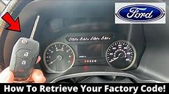 It's THIS EASY To Find Your Ford Door Keypad Code (From Factory) (Ford F150)