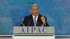 Israeli Prime Minister Benjamin Netanyahu addresses AIPAC